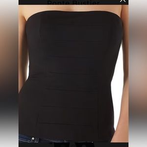 White House black market corset bone Top. Ponte Bustier
